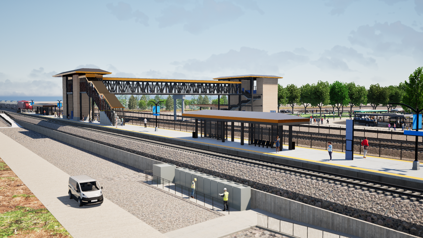 Draft Rendering of the Station